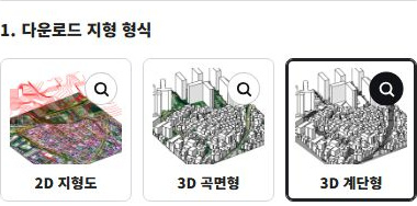 Select 3D stepped terrain.